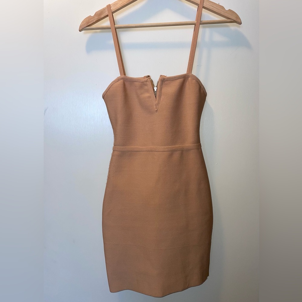 Forever 21 Tan Bodycon Dress